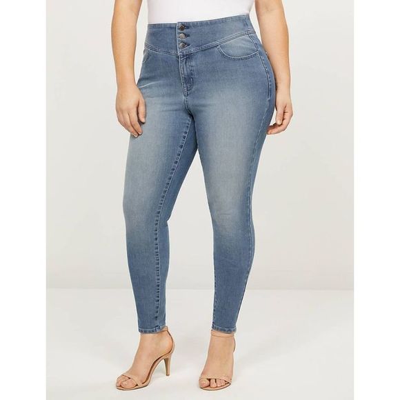lane bryant high rise jegging